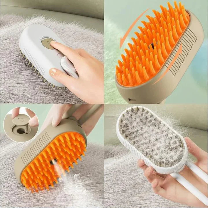 Brosse à vapeur éléctrique 3 en 1