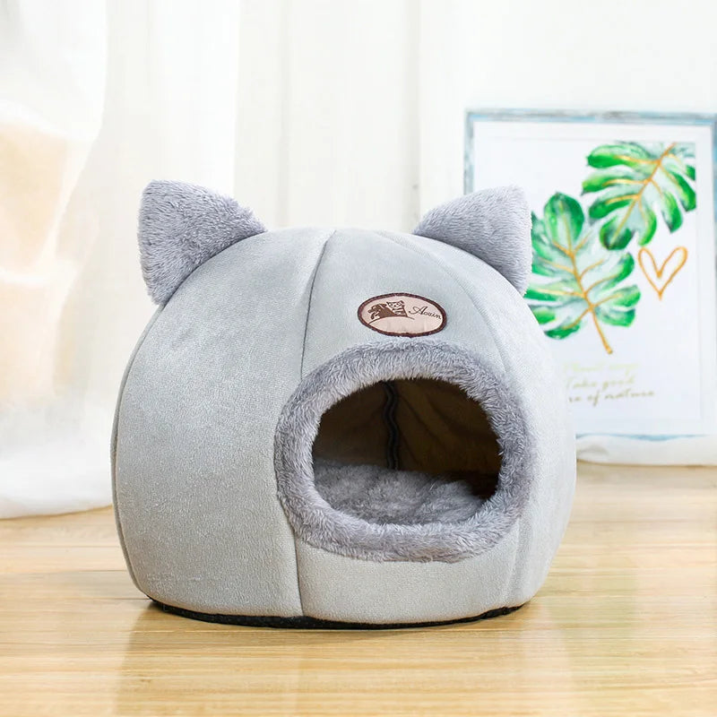 Lit Douillet pour Chat et Petit Chien – Nid d'Hiver Ultra-Confortable