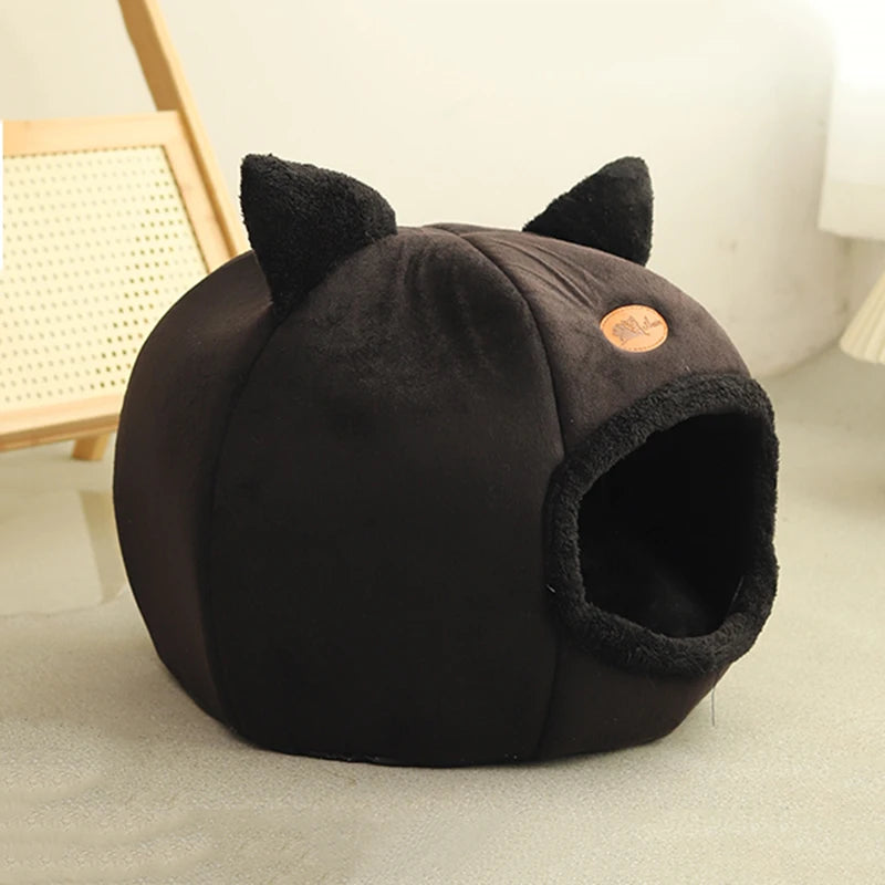 Lit Douillet pour Chat et Petit Chien – Nid d'Hiver Ultra-Confortable