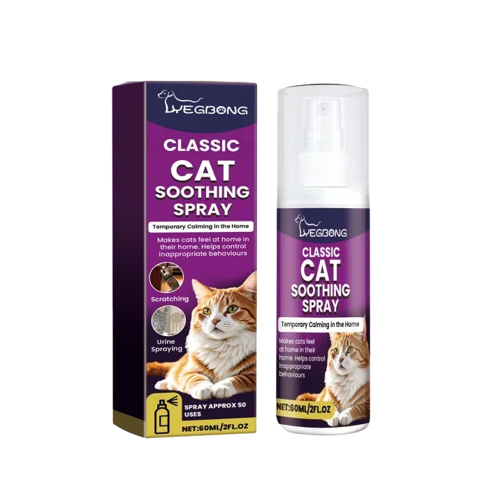 Spray Apaisant pour Chats – Sérénité Instantanée pour Votre Compagnon Félin