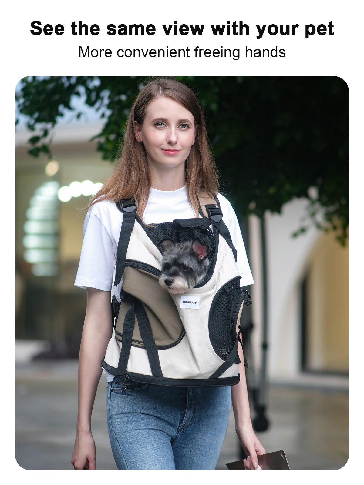 Sac de Transport Ventral pour Chiens et Chats