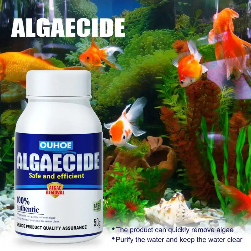 Algaecide Aquarium – Nettoyant puissant pour aquarium (50g)