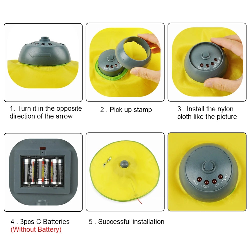 Jouet Électrique Interactif pour Chat - Plaque à Mouvement, Souris Cachée et Plume en Fabrication