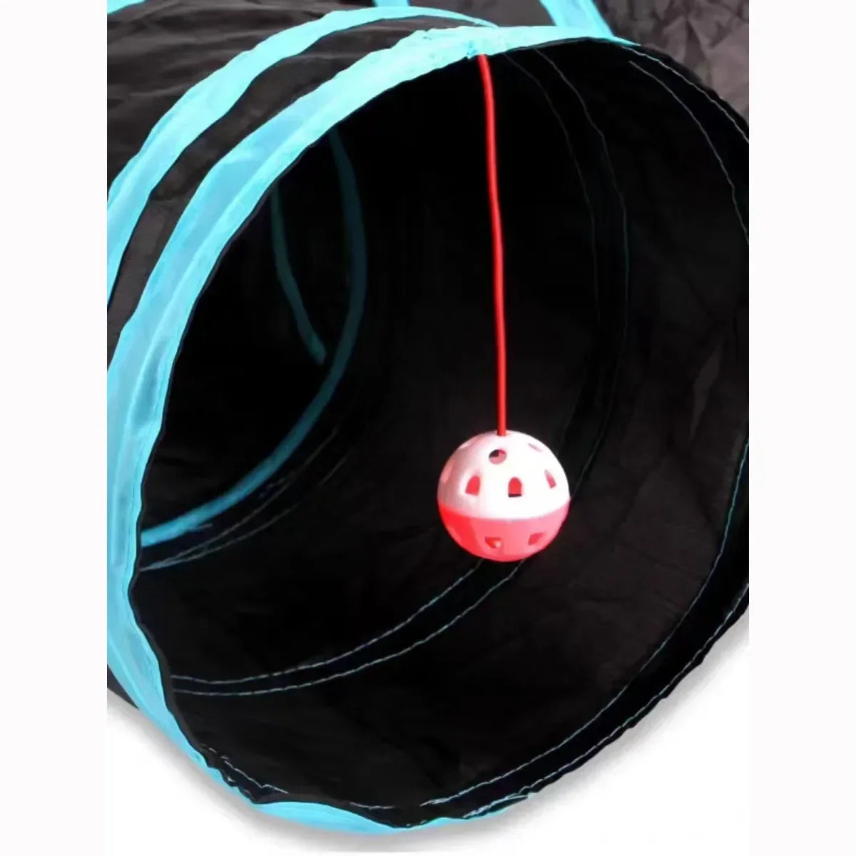 Tunnel de Jeu Pliable Résistant à l’Usure pour Chats et Petits Animaux