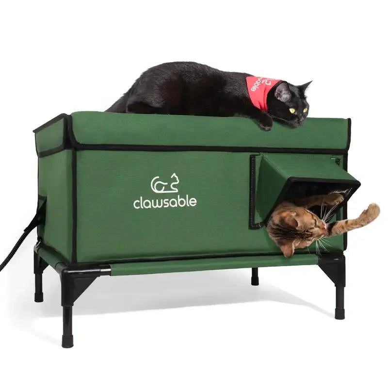 Clawsable – Maison Chauffante Indestructible pour Chats en Extérieur