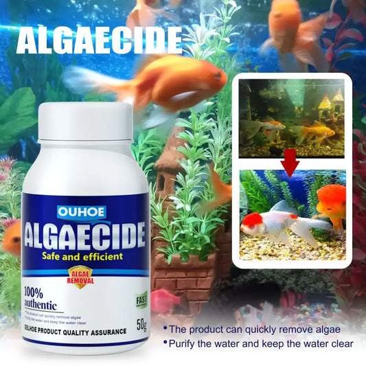 Algaecide Aquarium – Nettoyant puissant pour aquarium (50g)