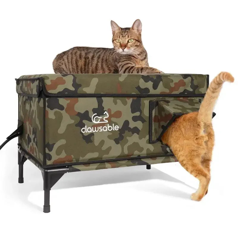 Clawsable – Maison Chauffante Indestructible pour Chats en Extérieur