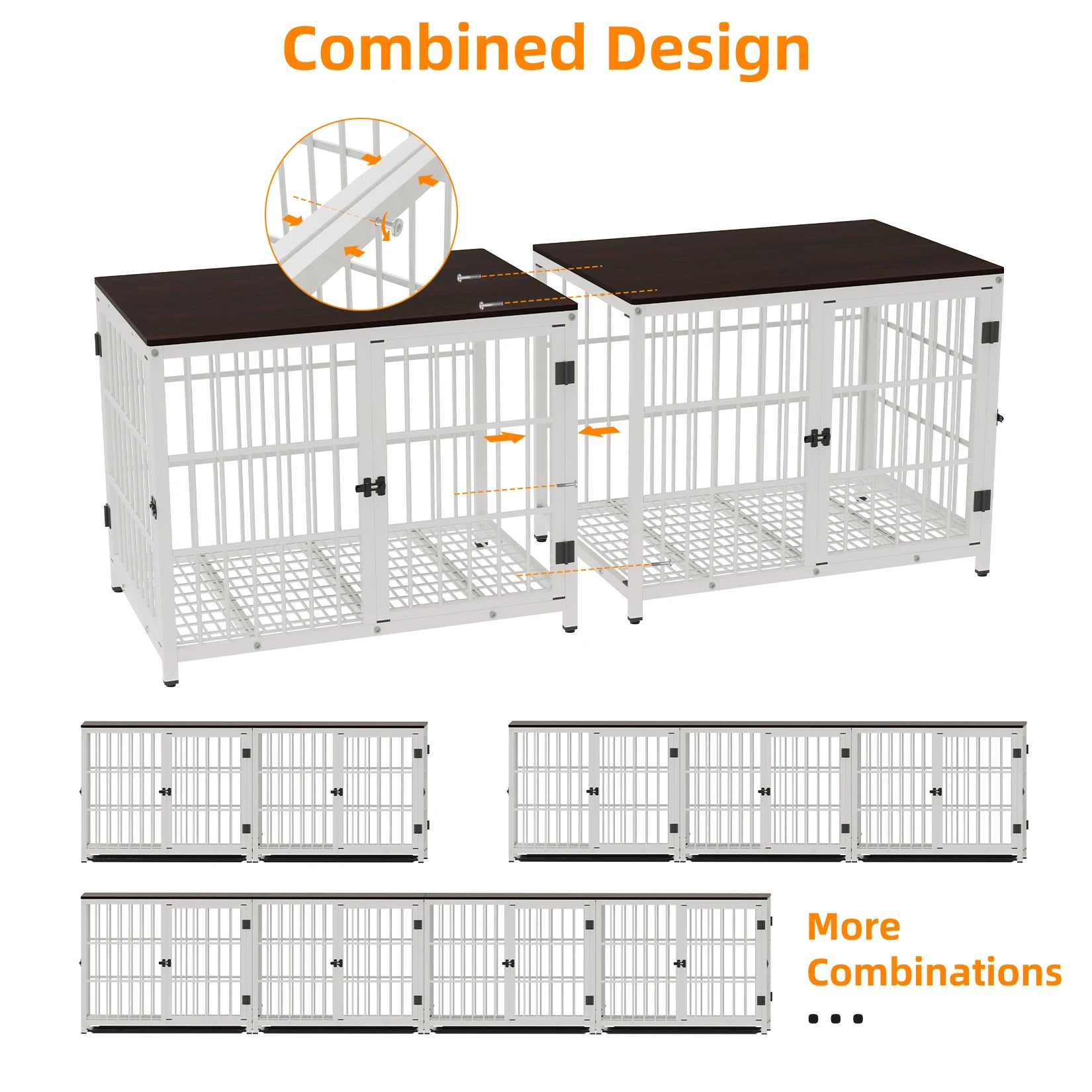 Mobilier Polyvalent pour Chien - Caisse Élégante et Fonctionnelle avec Plateau Amovible