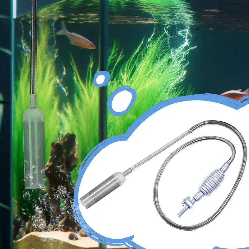 Nettoyeur de Gravier pour Aquarium – Pompe à Siphon et Aspirateur Multifonction