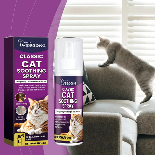 Spray Apaisant pour Chats – Sérénité Instantanée pour Votre Compagnon Félin