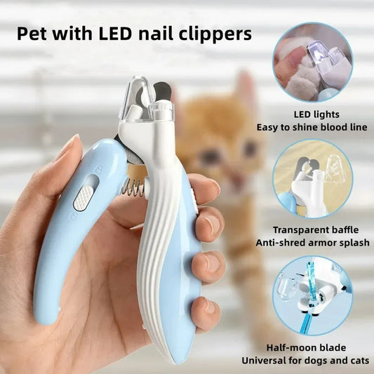 Coupe-Ongles Électrique LED pour Chiens et Chats – Précision et Confort