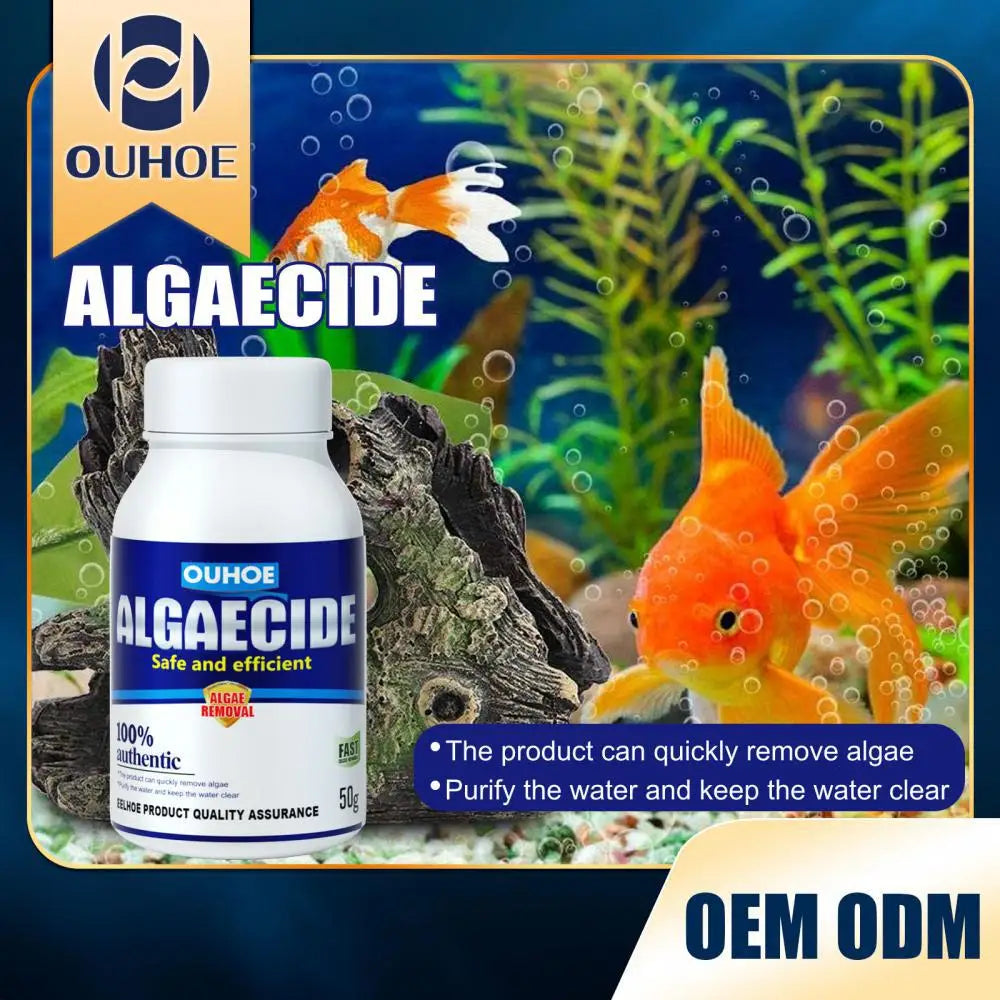 Algaecide Aquarium – Nettoyant puissant pour aquarium (50g)