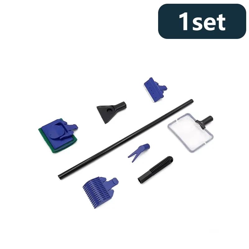 Kit 5 en 1 Aquarium Cleaning Tools – L’indispensable pour un aquarium impeccable !