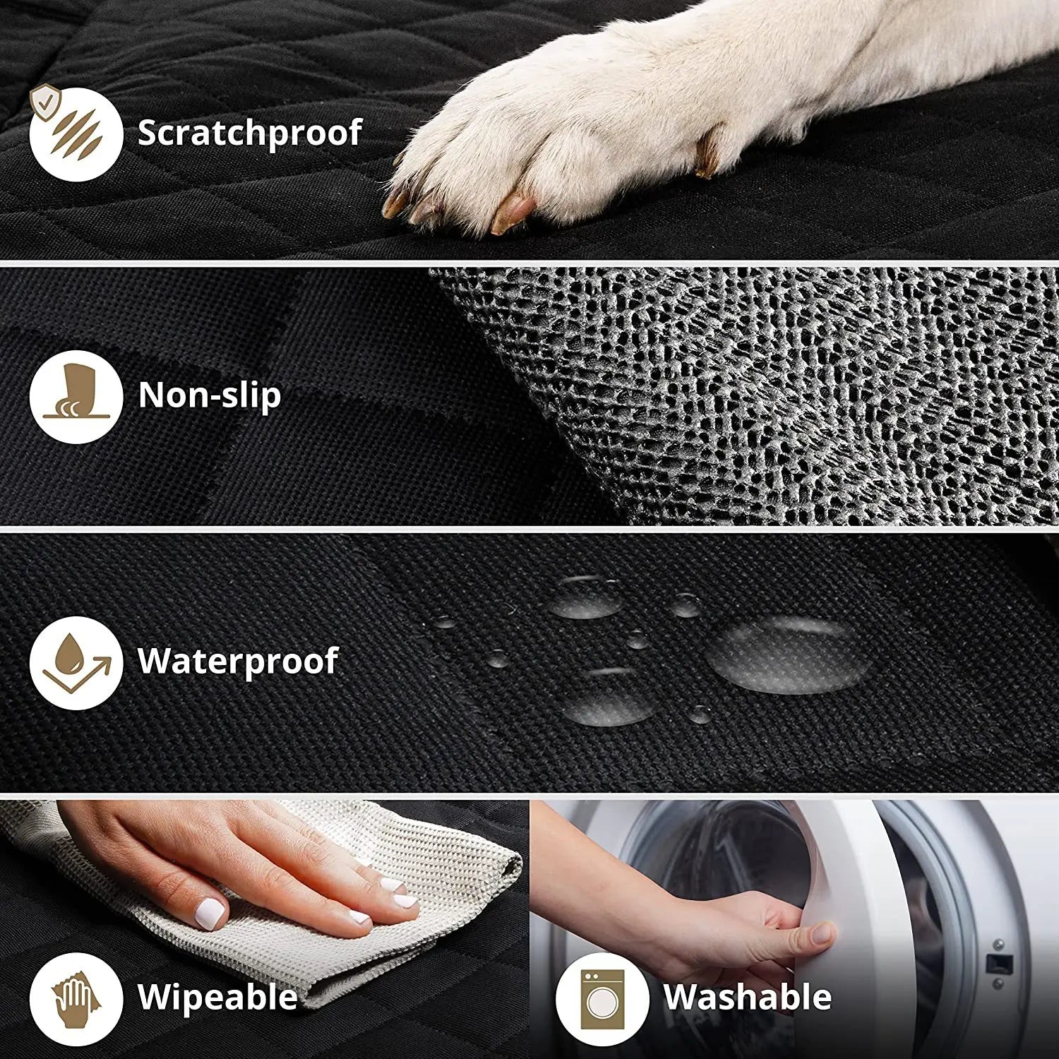 Housse de Siège Imperméable pour Animaux - Protection et Confort en Voyage