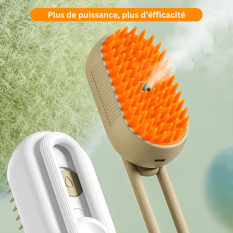 Brosse à vapeur éléctrique 3 en 1